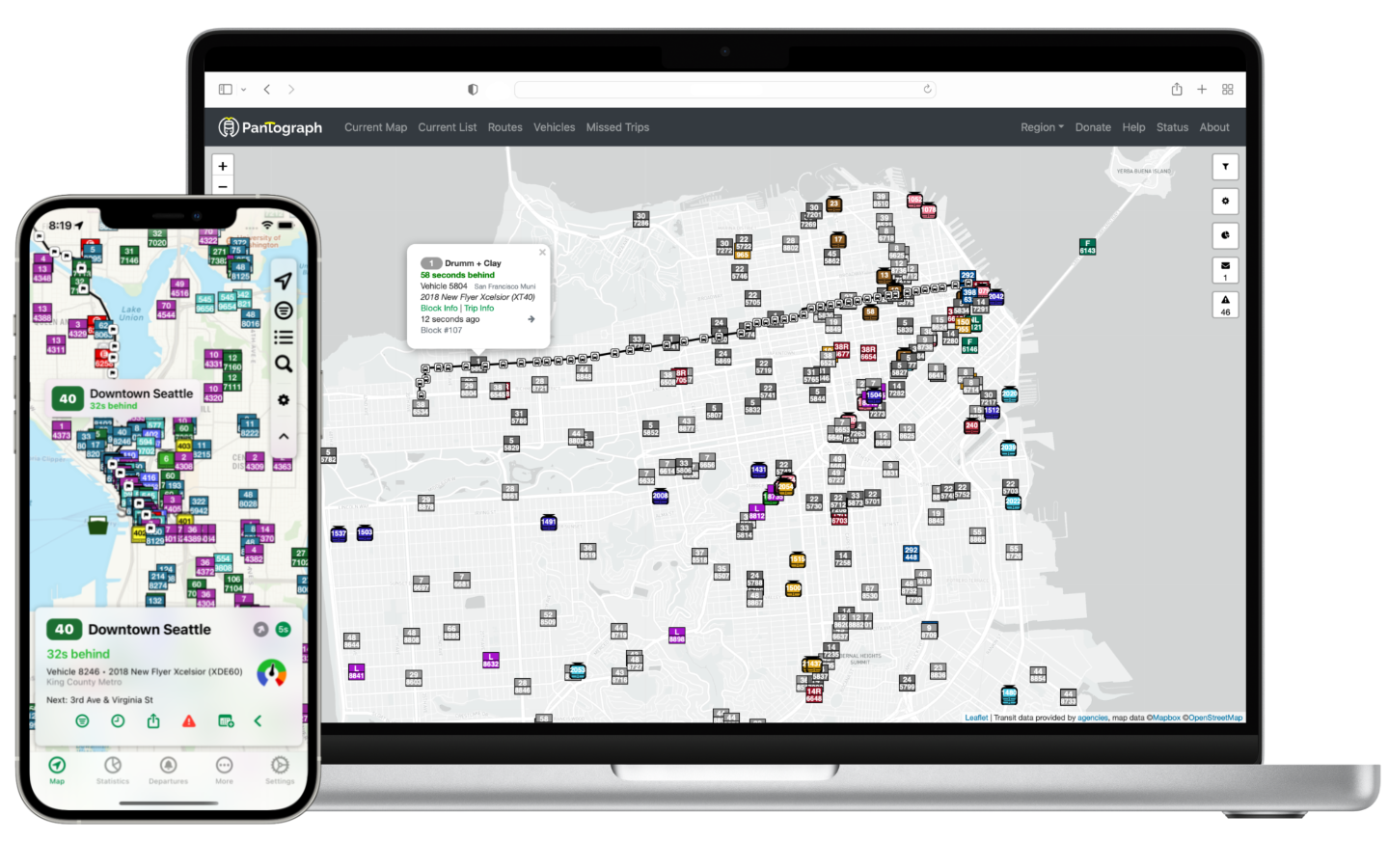 Pantograph iOS and Web Applications